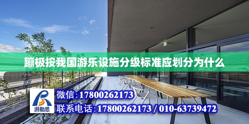 蹦极按我国游乐设施分级标准应划分为什么