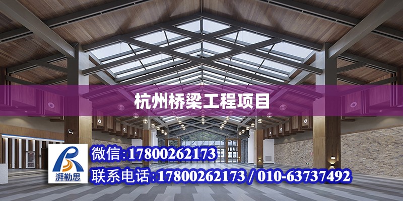 杭州桥梁工程项目