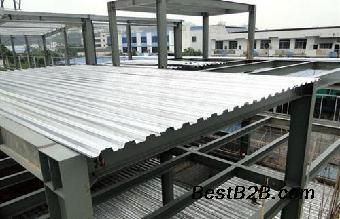 钢结构楼层板安装视频(钢结构楼层板成本分析) 结构污水处理池施工 第2张 钢结构楼层板安装视频(钢结构楼层板成本分析) 结构污水处理池施工 第2张