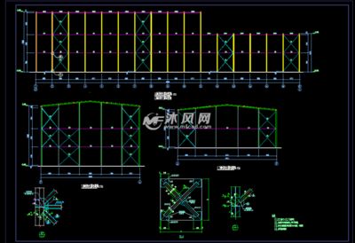 钢结构车间施工图（钢结构施工图的识读技巧） 北京加固设计 第4张