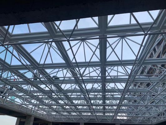 网架是啥（网架结构是一种利用钢或其他材料制成的框架结构是一种利用钢） 钢结构门式钢架施工 第1张