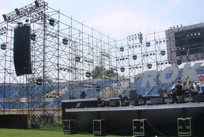 桁架租赁多少一天（桁架租赁价格受多种因素影响） 钢结构门式钢架施工 第1张