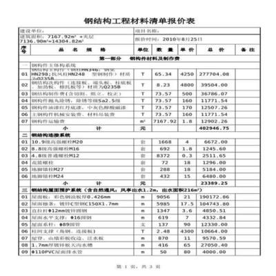 钢结构2020年的报价表图片(关于钢结构2020年的报价表图片由于无法直接提供图片) 结构电力行业施工 第4张 钢结构2020年的报价表图片(关于钢结构2020年的报价表图片由于无法直接提供图片) 结构电力行业施工 第4张