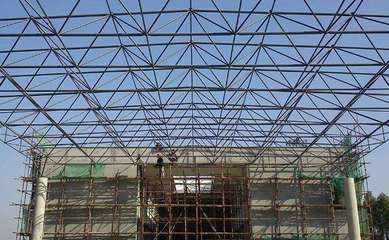 网架钢结构特点 建筑施工图设计 第1张 网架钢结构特点 建筑施工图设计 第1张