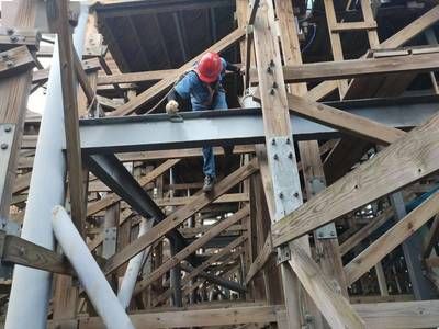 钢结构翻新除锈刷漆多少钱一平方 建筑效果图设计 第3张