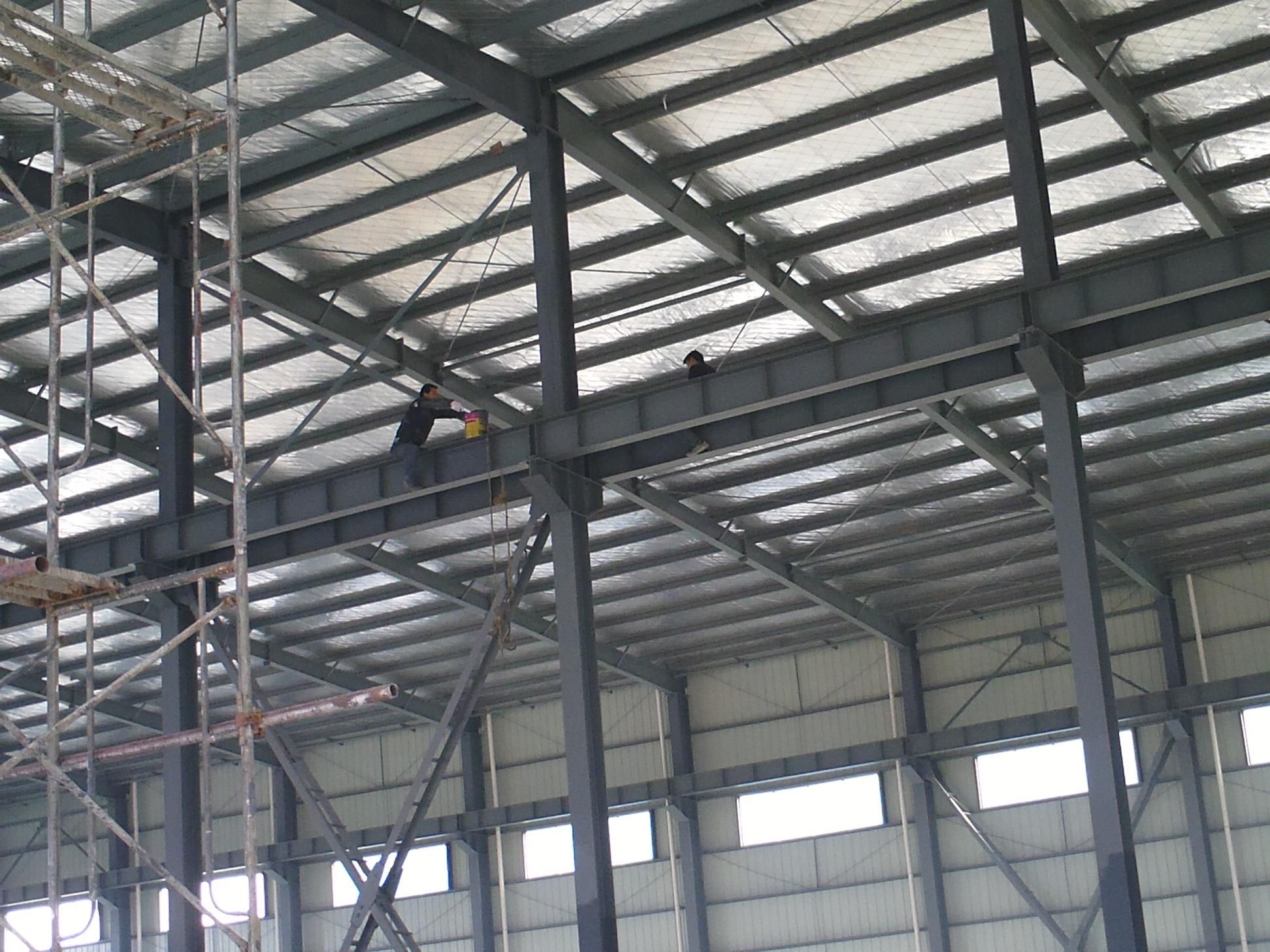 钢结构做防火涂料需要多少钱一平方 结构工业钢结构施工 第4张