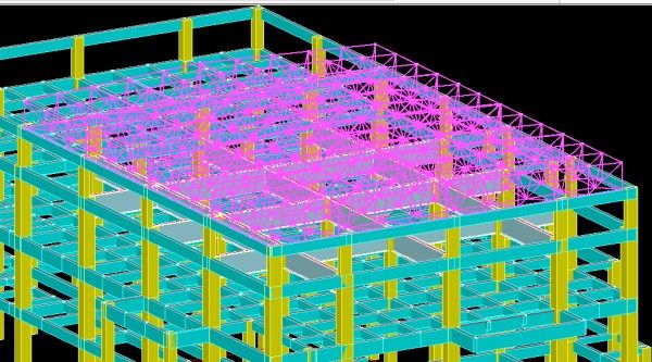 3d3s网架整体建模(cad模型转换) 结构污水处理池设计 第1张 3d3s网架整体建模(cad模型转换) 结构污水处理池设计 第1张