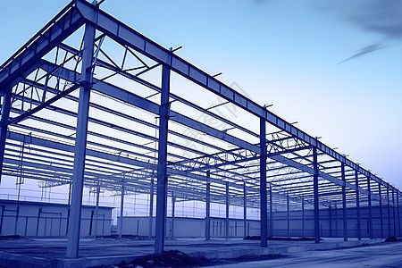 桁架背景效果图片 建筑施工图设计 第2张