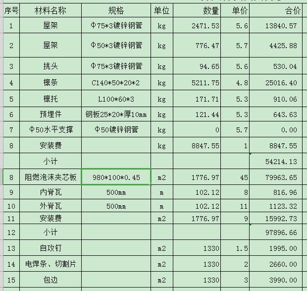 钢结构制作安装费多少一吨 结构砌体施工 第3张 钢结构制作安装费多少一吨 结构砌体施工 第3张