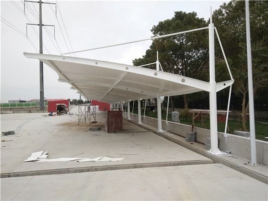 钢结构汽车车棚图片 建筑方案设计 第2张