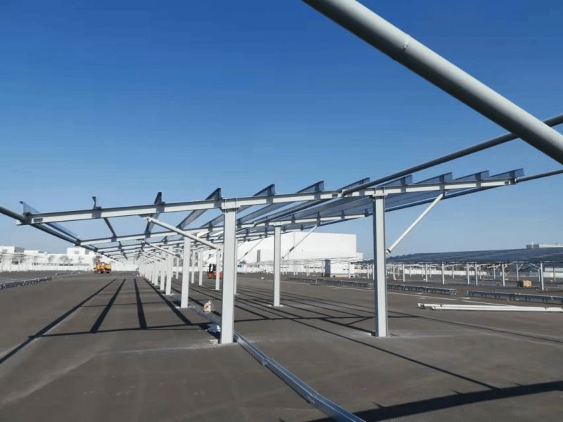 钢结构车棚施工流程 建筑效果图设计 第5张 钢结构车棚施工流程 建筑效果图设计 第5张