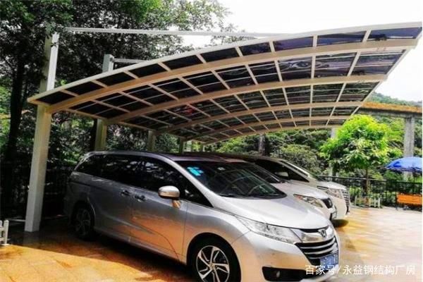 钢结构车棚施工流程 建筑效果图设计 第3张 钢结构车棚施工流程 建筑效果图设计 第3张