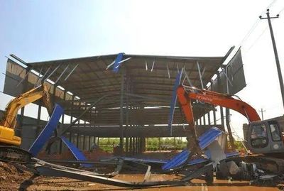 二层钢结构楼房拆除方案 建筑施工图施工 第4张 二层钢结构楼房拆除方案 建筑施工图施工 第4张