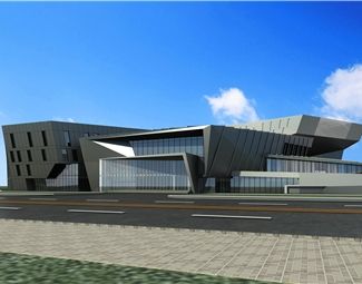 钢结构展厅外观效果图 装饰家装施工 第4张 钢结构展厅外观效果图 装饰家装施工 第4张
