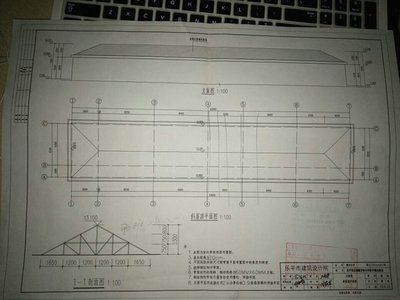 钢屋架设计实例 建筑施工图设计 第5张 钢屋架设计实例 建筑施工图设计 第5张