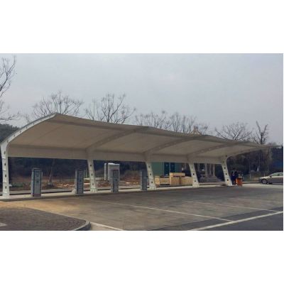 钢结构停车雨棚（钢结构停车雨棚的设计要点） 钢结构钢结构螺旋楼梯设计 第1张