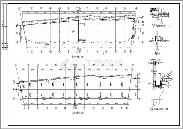21米钢屋架施工图（21米梯形钢屋架施工图） 北京加固施工 第3张