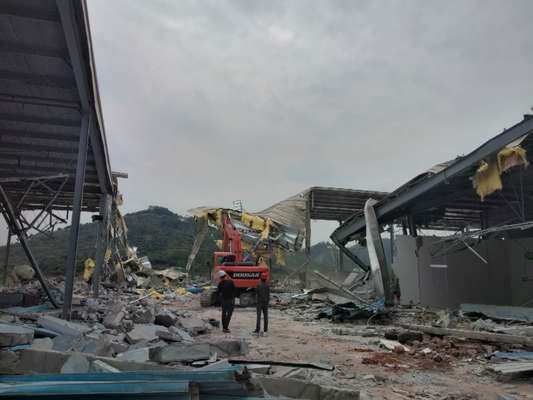 钢结构厂房拆除施工专项方案（钢结构厂房拆除安全培训） 结构框架设计 第3张