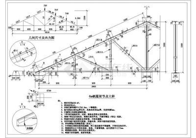 钢屋架节点详图怎么画 装饰幕墙施工 第5张