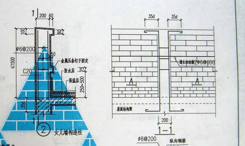 砖混结构构造柱设置位置 钢结构跳台施工 第5张