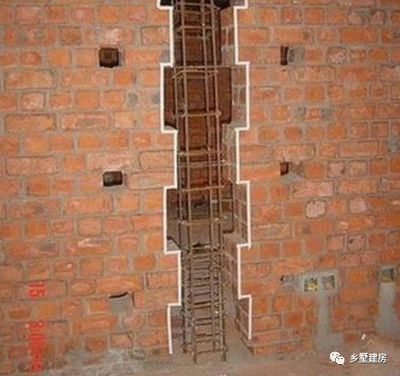 砖混结构构造柱施工工艺流程(构造柱施工中钢筋绑扎技巧) 钢结构网架设计 第5张 砖混结构构造柱施工工艺流程(构造柱施工中钢筋绑扎技巧) 钢结构网架设计 第5张