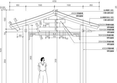 钢结构廊架施工方案图（钢结构廊架施工方案图的基本内容） 结构污水处理池施工 第4张