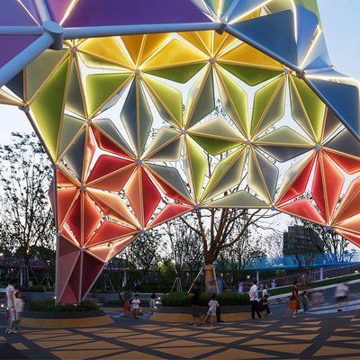 钢结构景观廊架报价 结构框架设计 第1张 钢结构景观廊架报价 结构框架设计 第1张