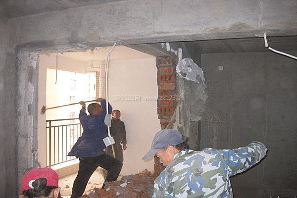 砖混结构装修砸墙多少钱 建筑施工图施工 第1张 砖混结构装修砸墙多少钱 建筑施工图施工 第1张