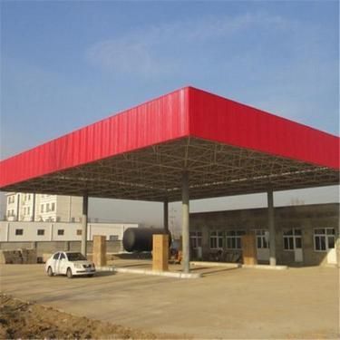 加油站顶棚造价多少钱（加油站顶棚造价） 钢结构网架设计 第5张