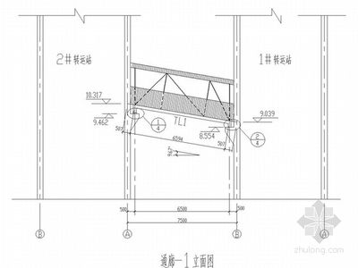钢结构玻璃栈道施工图(玻璃栈道施工图) 结构桥梁钢结构设计 第2张 钢结构玻璃栈道施工图(玻璃栈道施工图) 结构桥梁钢结构设计 第2张