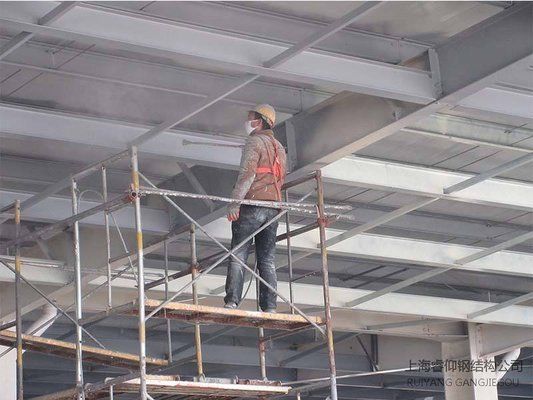 钢结构厂房防火涂料施工方案（钢结构厂房防火涂料施工安全规范钢结构防火涂料施工安全规范） 结构桥梁钢结构施工 第2张