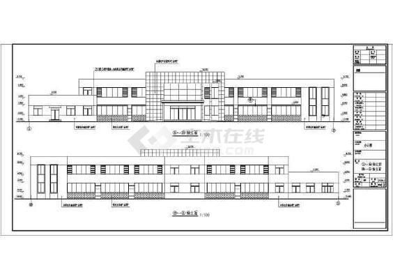 钢结构二层办公楼效果图 钢结构玻璃栈道设计 第2张