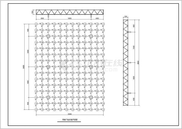 加油站顶棚尺寸 建筑施工图设计 第2张 加油站顶棚尺寸 建筑施工图设计 第2张