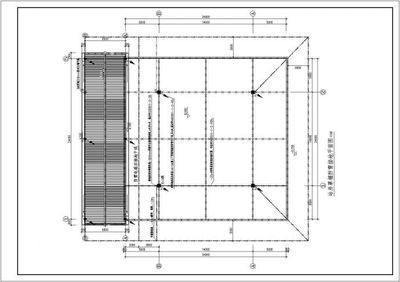 加油站罩棚设计图纸 建筑施工图施工 第2张