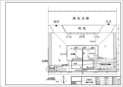 加油站罩棚设计图纸 建筑施工图施工 第4张