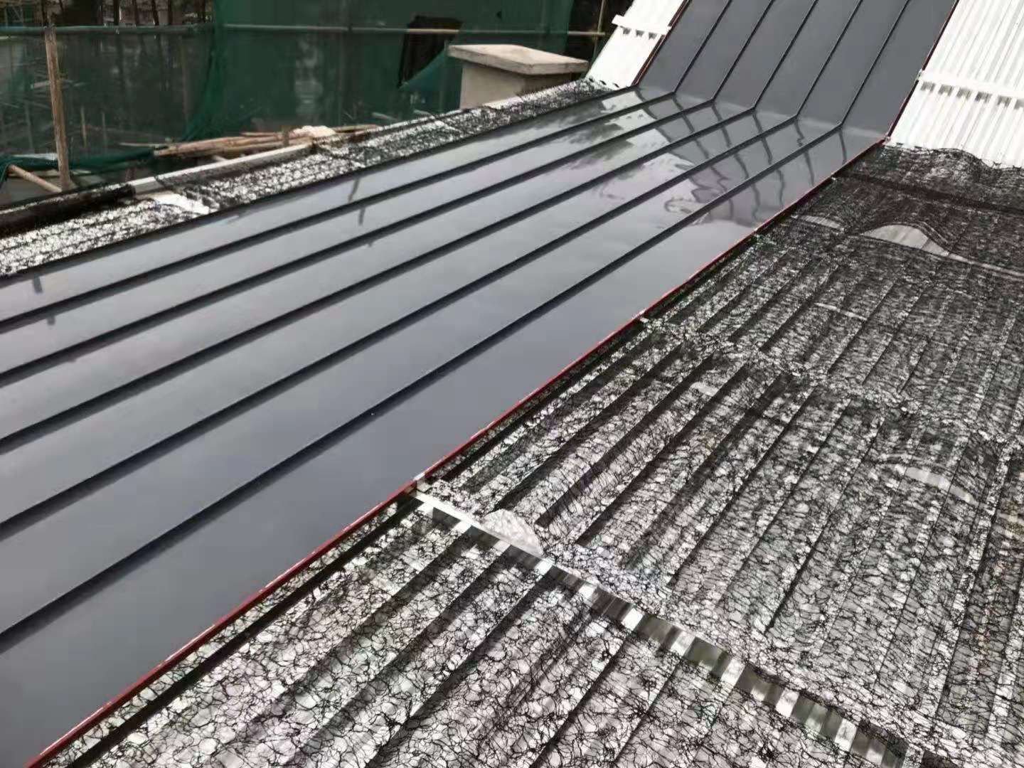 yx65-430型铝锰镁合金屋面面板 结构工业钢结构设计 第1张
