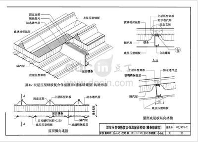 屋面板安装示意图（多个屋面板安装示意图） 结构地下室施工 第5张