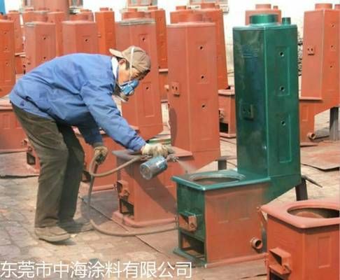 加油站罩棚网架喷漆照片（加油站罩棚网架喷漆效果展示） 钢结构跳台设计 第1张