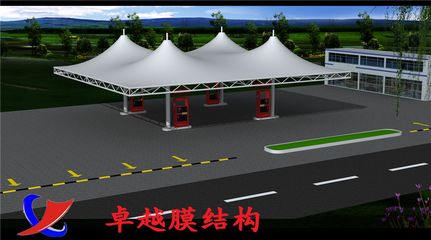 加油站钢构顶棚施工方案设计（加油站钢构顶棚施工） 装饰家装设计 第3张