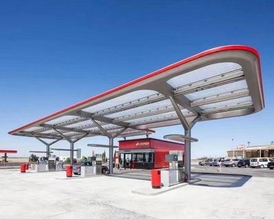 加油站钢构顶棚施工方案设计（加油站钢构顶棚施工） 装饰家装设计 第5张