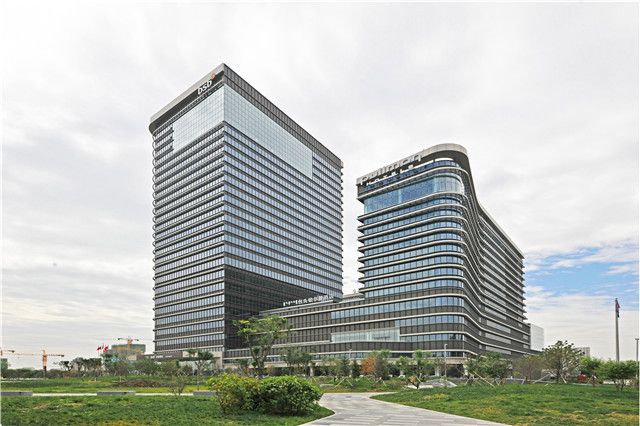 钢构玻璃办公楼效果图（钢构玻璃办公楼效果图现代风格公寓室内梳妆台效果图） 钢结构网架施工 第5张