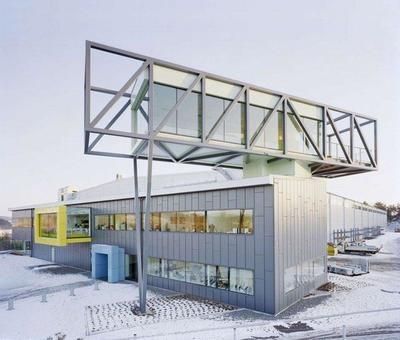 钢构玻璃办公楼效果图（钢构玻璃办公楼效果图现代风格公寓室内梳妆台效果图） 钢结构网架施工 第4张