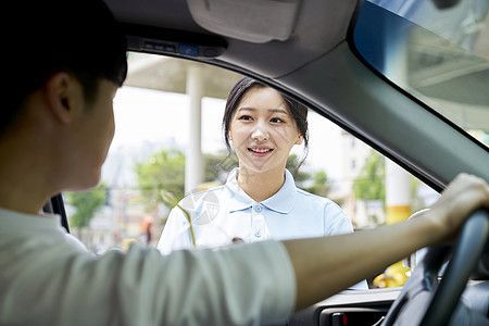 加油站加油图片大全（加油站加油图片大全加油站加油图片大全） 钢结构桁架施工 第4张