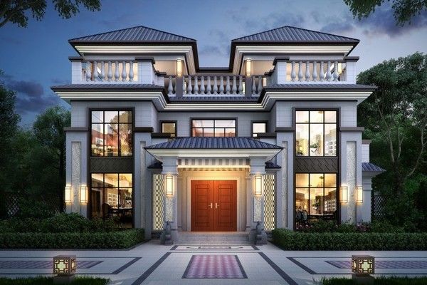 北京农村自建别墅设计公司（北京农村自建别墅设计公司推荐） 钢结构玻璃栈道施工 第3张