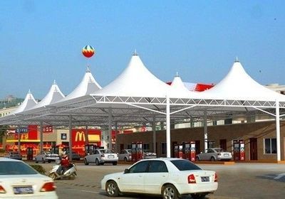 加油站顶棚用什么结构材料 装饰工装设计 第5张 加油站顶棚用什么结构材料 装饰工装设计 第5张