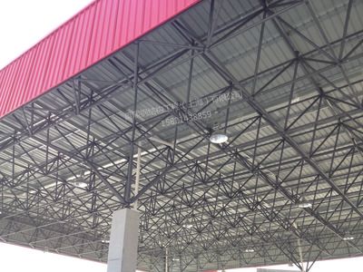 加油站架高顶棚 建筑效果图设计 第4张 加油站架高顶棚 建筑效果图设计 第4张