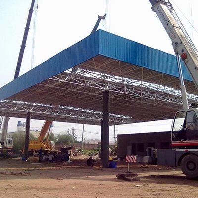 加油站架高顶棚 建筑效果图设计 第1张 加油站架高顶棚 建筑效果图设计 第1张