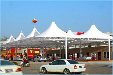 加油站的大棚算什么建筑（加油站大棚的维护与清洁方法） 结构砌体施工 第4张