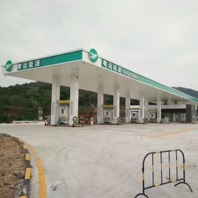 加油站顶棚照片大全(加油站钢罩棚图片大全) 建筑方案施工 第4张 加油站顶棚照片大全(加油站钢罩棚图片大全) 建筑方案施工 第4张