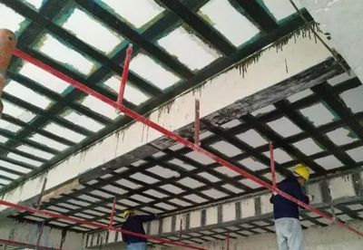 楼板加固碳纤维布加固施工流程图（楼板加固碳纤维布加固施工基本流程，碳纤维布加固施工常见问题） 结构污水处理池施工 第5张